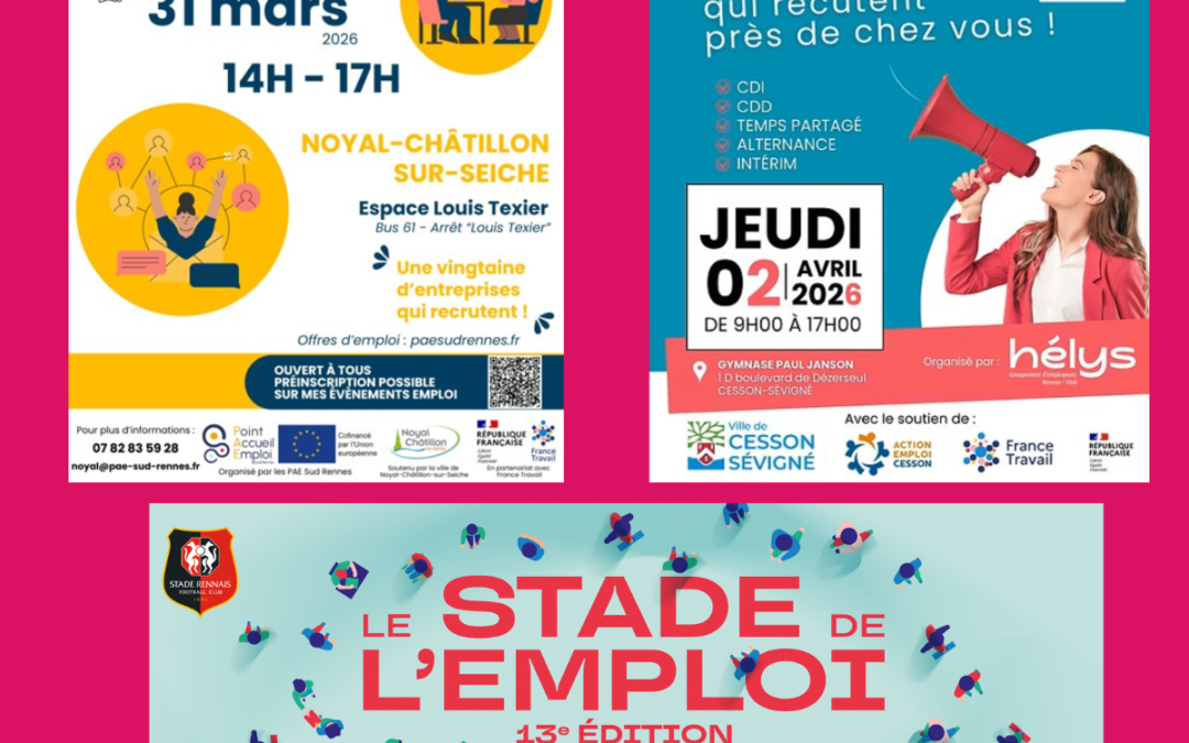 Le printemps arrive… et avec lui la saison des forums et salons emploi !
